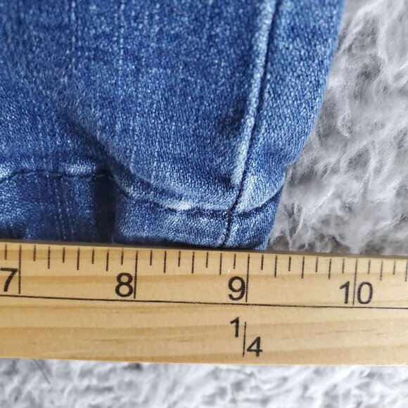 Wrangler Jeans Womens Size 1x32 Blue Trouser Flare Stretch Denim - Picture 9 of 12